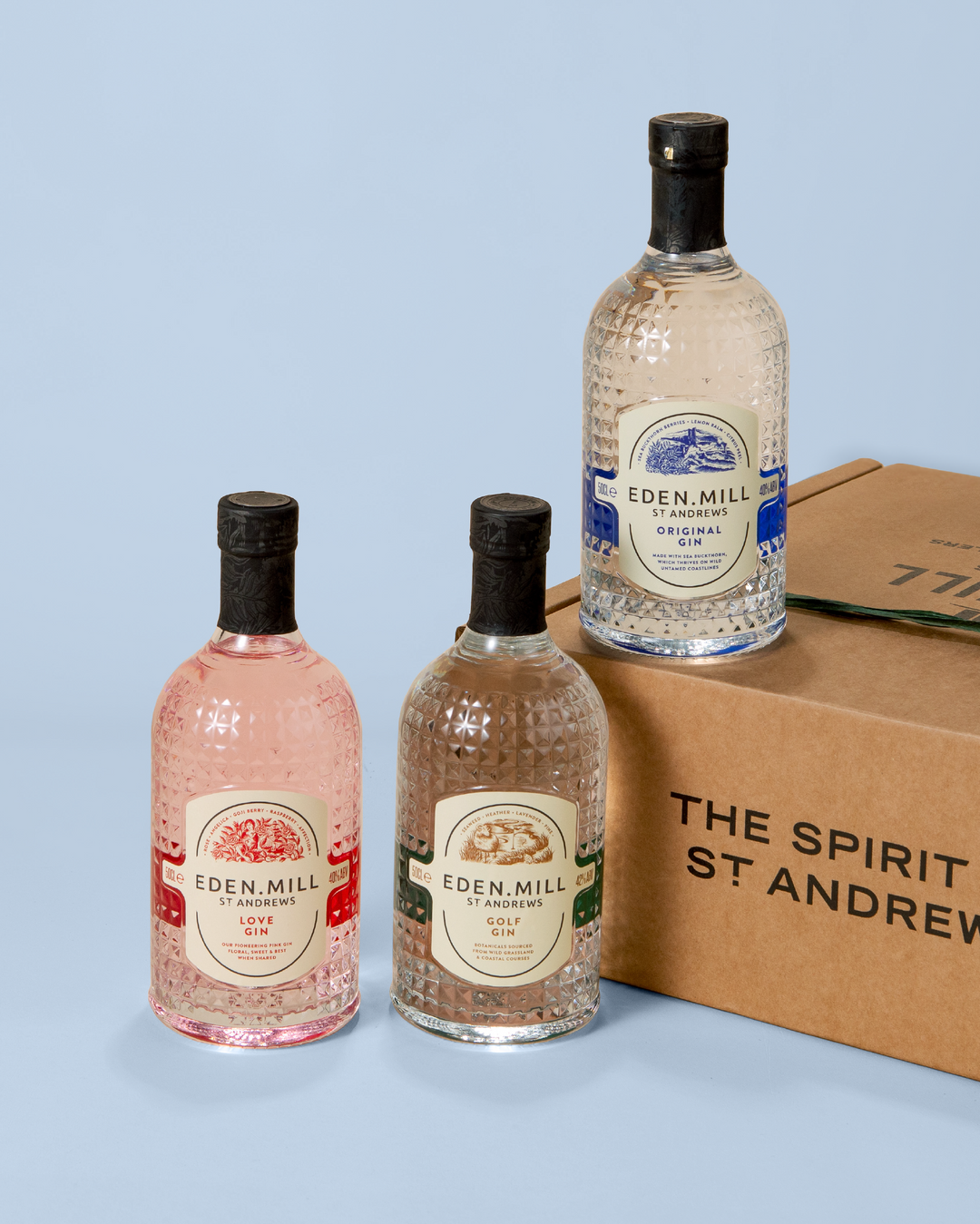 Eden Mill Festive Gift Box - Coastal Gin Trio