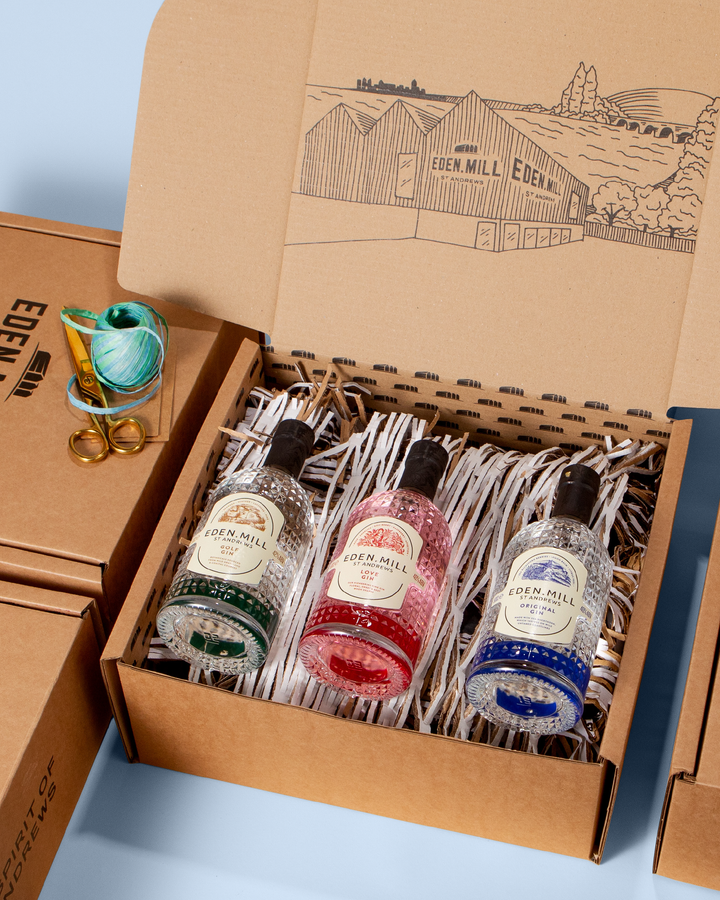 Eden Mill Festive Gift Box - Coastal Gin Trio