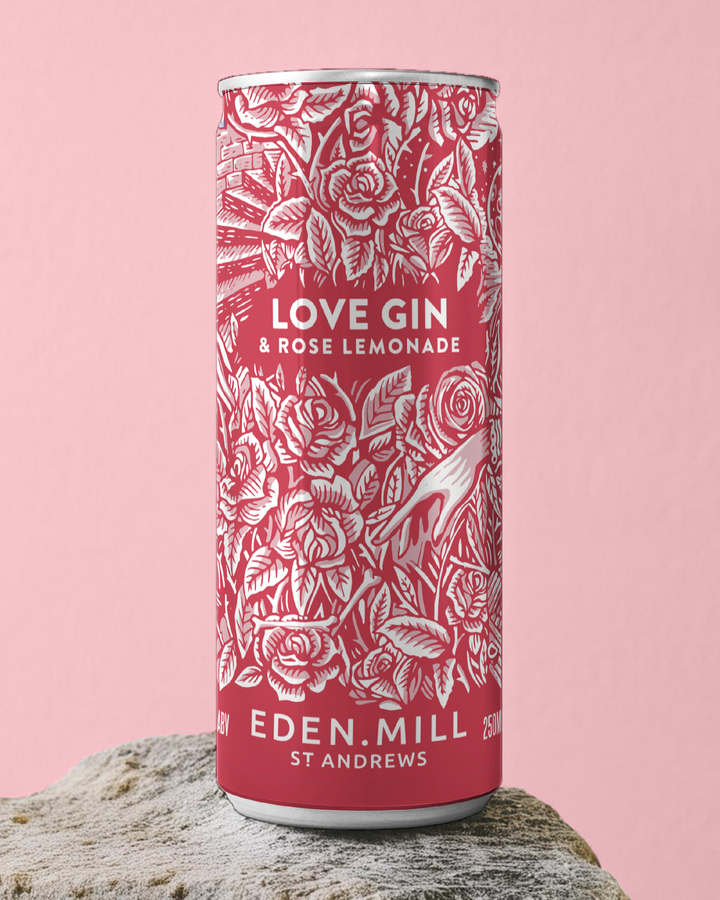 Love Gin And Rose Lemonade Pre-Mixed Cans 12 Pack